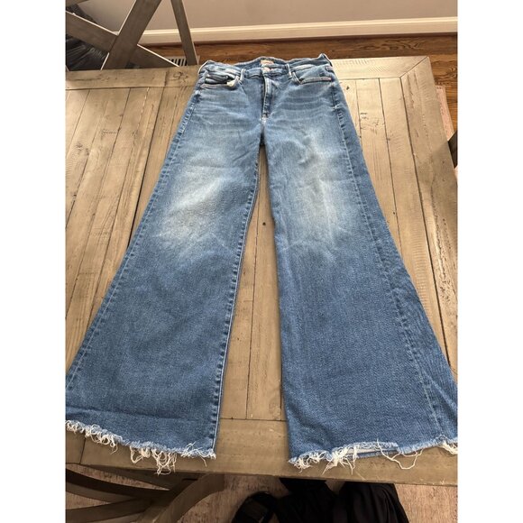 MOTHER The Roller Flare Jeans Riding The Cliffside Size 29 - Picture 2 of 3
